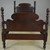 SOLD Mahogany Twin Pineapple Poster Bed