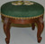 SOLD Round Needlepoint Footstool – FREE SHIPPING