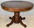 SOLD Round Oak Table with 3 leaves – 1910s