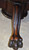 SOLD Victorian Round Mahogany Carved Claw Foot Dining Table – 54 Inches