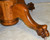 SOLD Victorian Oak Claw Foot Dining Table Refinished