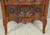 SOLD Pair of Walnut Carved Five Drawer Marble Top Bedside Stands – Outstanding