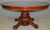 SOLD Mahogany Round 60 Inch Banquet Dining Table – 5 Leaves – 10 Feet long!!