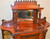 SOLD Victorian Cherry Display Cabinet / Etagere