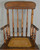 SOLD Victorian Oak Press Back Children’s Rocker – FREE SHIPPING