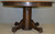 SOLD Victorian Oak Split Base Banquet Table Claw Foot 54 Inch Opens 10 Feet