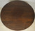 SOLD Mahogany Empire 54 Inch Round Dining Table with 4 Factory Leaves in Crate