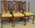 SOLD Set of 6 Oak Formal Queen Anne Dining Chairs