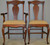 SOLD Set of 6 Oak Formal Queen Anne Dining Chairs