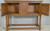 SOLD Carved Oak Server / Flat Screen TV Stand