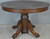 SOLD Victorian Round Oak Claw Foot Banquet Dining Table