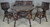SOLD Rare Solid Oak Monastery Carved Parlor Suite