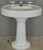 SOLD Victorian Oval Pedestal Sink by Standard