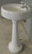SOLD Victorian Oval Pedestal Sink by Standard