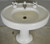 SOLD Victorian Oval Pedestal Sink by Standard