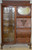 SOLD Victorian Oak Curved Glass Side by Side Secretary Desk