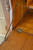 SOLD Victorian Oak Curved Glass Side by Side Secretary Desk