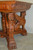 SOLD Oak R.J.Horner Carved Standing Griffin Library Table