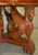 SOLD Oak R.J.Horner Carved Standing Griffin Library Table