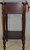 SOLD Mahogany Sheraton Cookie Corner Carved Nightstand