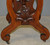 SOLD Victorian Carved with Floral Baskets Marble Top Parlor Stand