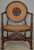 SOLD Carved Unusual Walnut Decorator Chair