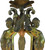 SOLD Outstanding Cast Brass Neo-Classical Chandelier