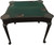 SOLD Rare Carved Period Mahogany Accordion Top Game Table