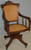 SOLD Victorian Burl Walnut Swivel Tilt Office Chair