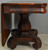 SOLD Flame Mahogany Empire Drop Leaf Unusual Table - Pre-Civil War