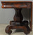 SOLD Flame Mahogany Empire Drop Leaf Unusual Table - Pre-Civil War