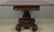 SOLD Flame Mahogany Empire Drop Leaf Unusual Table - Pre-Civil War