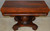 SOLD Flame Mahogany Empire Drop Leaf Unusual Table - Pre-Civil War