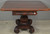 SOLD Flame Mahogany Empire Drop Leaf Unusual Table - Pre-Civil War