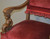 SOLD Carved Oak Throne Chair with Cupids