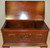 SOLD Carved with Cupid Victorian Blanket Box in Mahogany