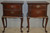SOLD Pair of Solid Mahogany Chippendale Night Tables