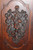 SOLD Extremely Carved Walnut Bar Cabinet
