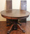 SOLD Victorian Oak Claw Foot Round 45 Inch Table with 2 Leaves