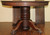 SOLD Victorian Oak Claw Foot Round 45 Inch Table with 2 Leaves
