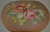 SOLD Antique Oval French Needlepoint Footstool – FREE SHIPPING