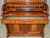 SOLD Victorian Burl Walnut Cylinder Secretary Desk with Pillars