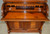 SOLD Victorian Burl Walnut Cylinder Secretary Desk with Pillars