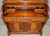 SOLD Victorian Burl Walnut Cylinder Secretary Desk with Pillars