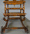 SOLD Oak Children’s Press Back Up and Down High Chair