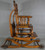 SOLD Oak Children’s Press Back Up and Down High Chair