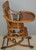 SOLD Oak Children’s Press Back Up and Down High Chair