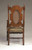 SOLD Carved Oak Arm Chair