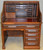 SOLD Rare Walnut Raised Panel Roll Top Desk by Derby