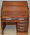 SOLD Rare Walnut Raised Panel Roll Top Desk by Derby